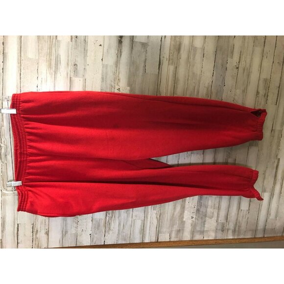 Jan L. Sport Vintage Red Jersey Knit Track Suit Women’s Large - Picture 7 of 9